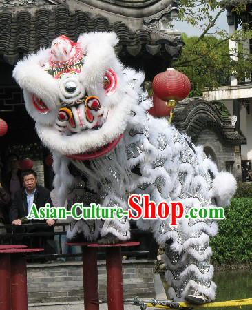 Championshiop Competition Chinese Lion Dance Costumes Full Set
