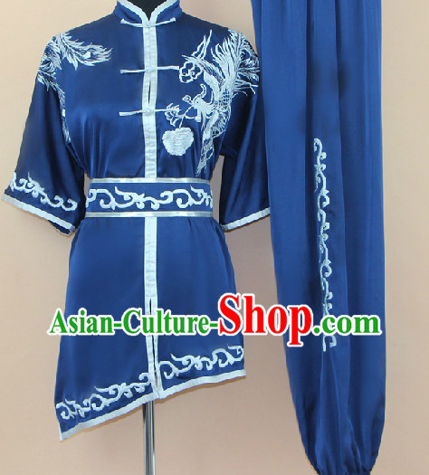 Top Professional Silk Martial Arts Uniform Complete Set