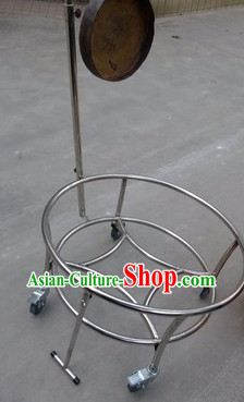 Professional Steelless Drum and Gong Cart