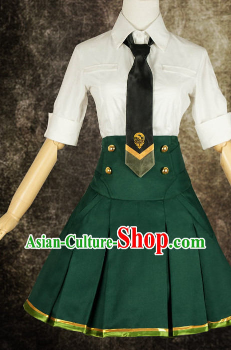Asian Chinese Fashion Girls Students Halloween Costumes Cosplay Costumes Plus Size Cosplay Costumes