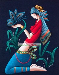 Batik Hanging-chinois de beauté 1