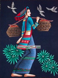 Batik Hanging-chinois Beauté 6