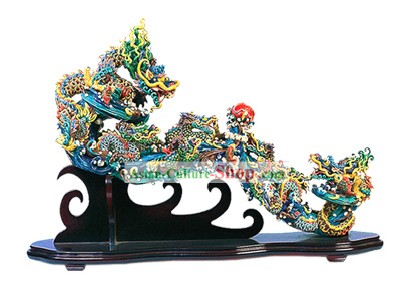 Chinese Cochin Ceramics-As Your Wishes Nine Dragons