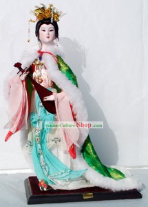 Handmade Pequim boneca Figurine Silk - Wang Zhaojun