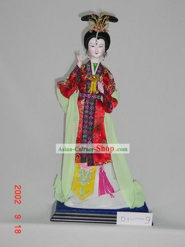 Handmade Pequim boneca Figurine Silk - Palácio bonito Imperatriz