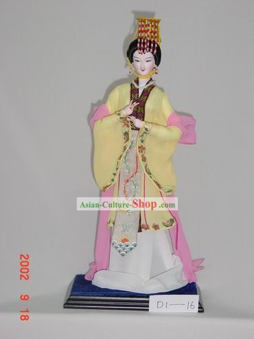 Handmade Pequim boneca Figurine Silk - Wu Zetian, o Imperador primeira mulher na história chinesa