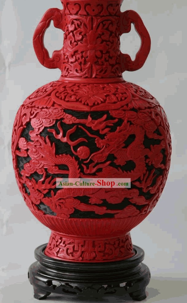 Pequim laca Palace Bottle Obras-Dragons