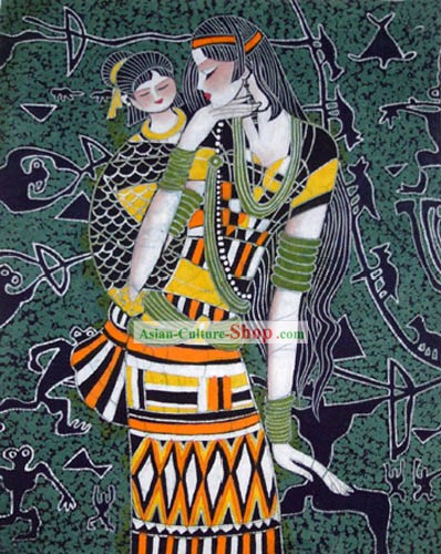 Chinese Batik Hanging-Mother Love