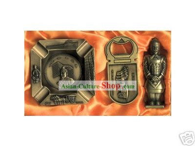 China Clássica Terra Cotta Guerreiro Lighter