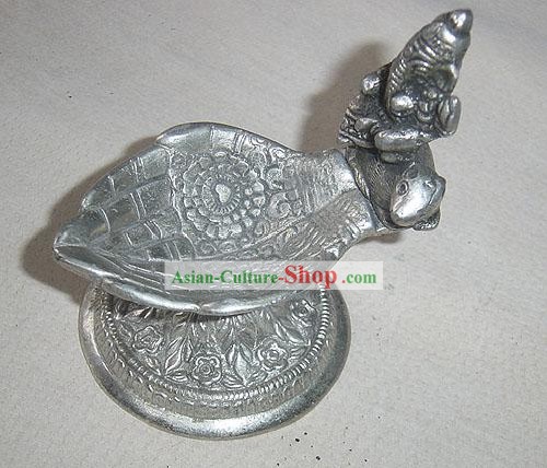 Cendrier de collection Argent du Tibet