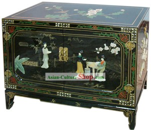 Chinese Palace Lacquer Ware Cabinet