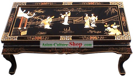 Chinese Palace Tabela Ware laca Set-Antiga Fadas