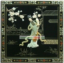 Chinesische Palace Hanging Lackwaren Spiegel Series-Fairy Chang E