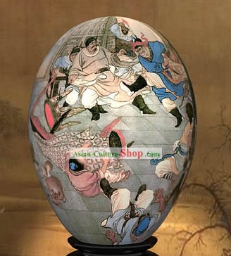 Chinese Wonders Hand Painted Colorful Egg-Gui Guan of West Journey