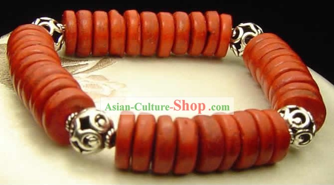 Chinese Coconut Silver Braceelt