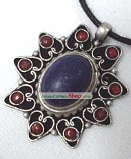 Charming Tibet Silver Lapis Lazuli Fall