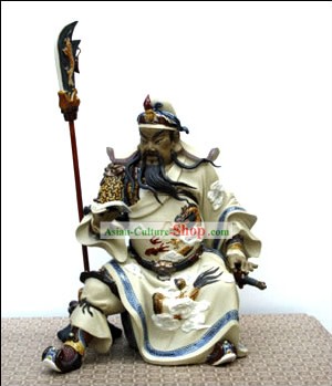 Hand Made Shi Wan Artistic Ceramics-Ancient Hero Wu Yunzhi