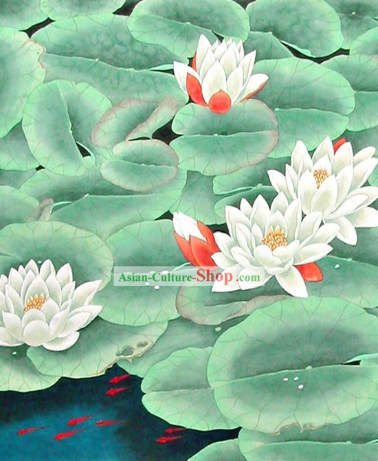 Pintura Tradicional Chinesa-Verão Lotus