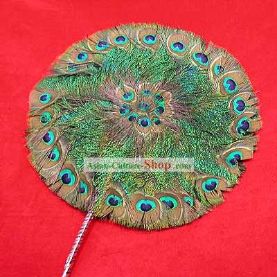 Feito à Mão Peacock Fan