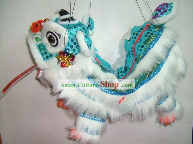Títeres-Azul parte china clásica danza del león