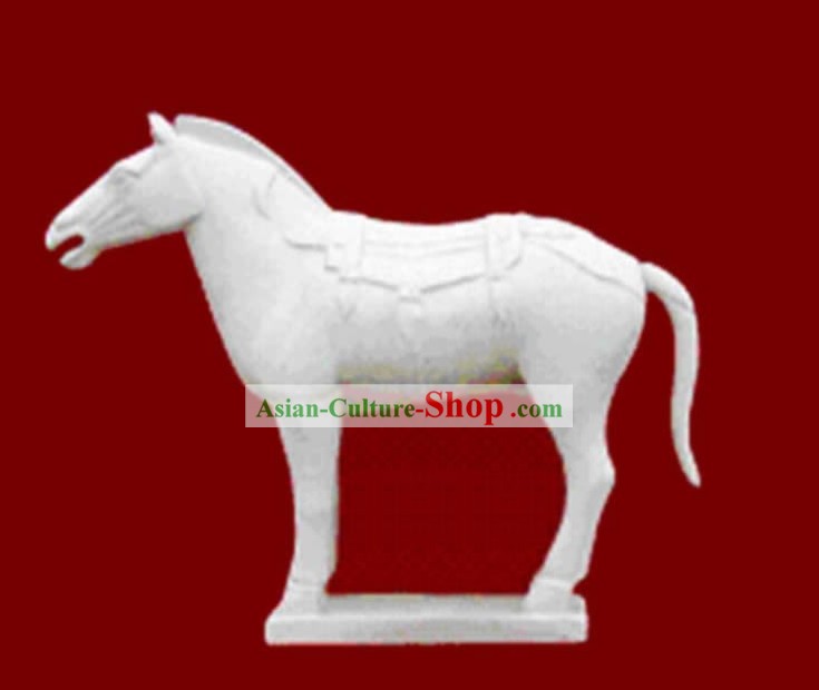 Cavalo de batalha antiga da Terra Cotta Guerreiro