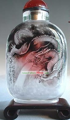 Snuff Bottles With Inside Painting Chinese Zodiac Series-Dragon