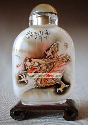Garrafas Snuff Com Dentro Pintura Series-Dragon zodíaco chinês 1