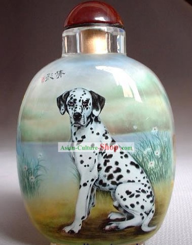 Garrafas Snuff Com Dentro Animal pintura chinesa Series dálmata-