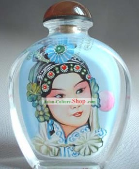 Snuff Bottles With Inside Painting Peking Opera Series-White Snake Fairy