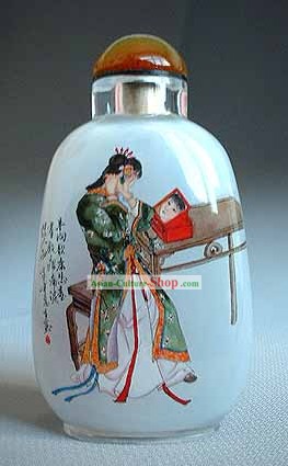 Snuff Bottles With Inside Painting Characters Series-Beauty Makeup