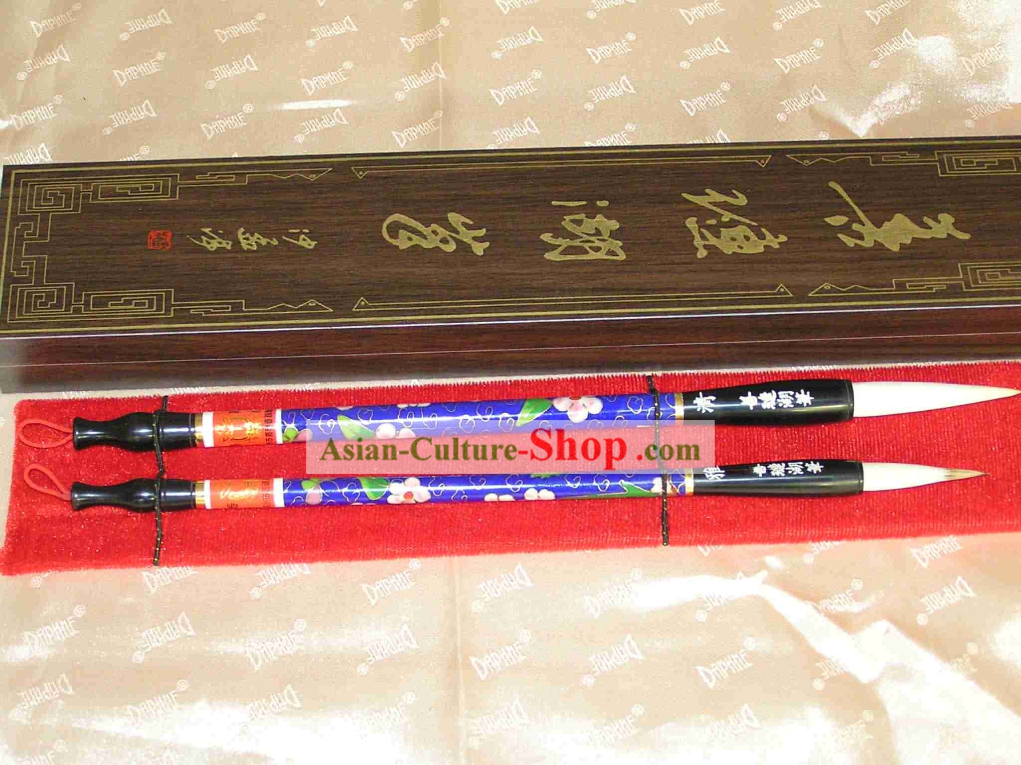 Chinese Hand Made Klassische Brush-Set Cloisonne