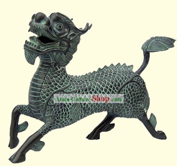 Antique chinês Bronze Kylin