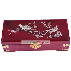 Box Chopsticks chineses e Jewel Amor Caskets-Bird