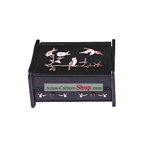 Chinese Chopsticks Box and Jewel Caskets-Bird Playing