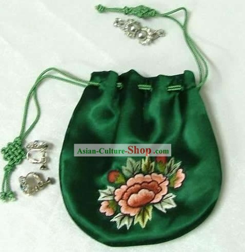 Silk clássico chinês Bolsa Jewely