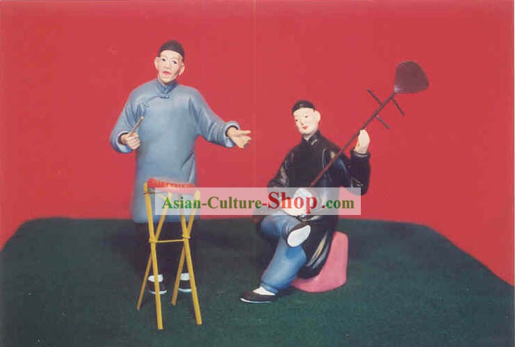 中国ハンドは、クレイ置物チャン - 中国民俗芸術朔Shuの彫刻の芸術を塗装