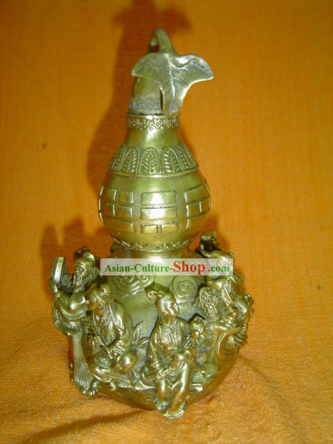Chinese Classic Brass Statue-The Eight Immortals in The Legends