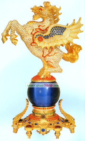 Chinese Gold Diamonds Horse of God