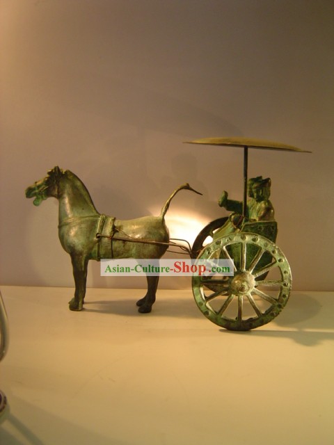 Chinese Classic Archaize Bronze Ware-War Horse