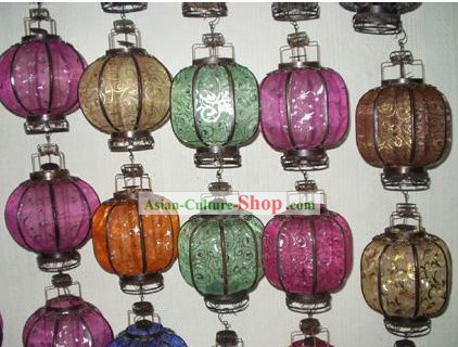Chinese Lantern traditionnels de fer de la soie