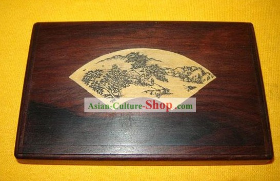 Chinese Classic Hand Carved Business Card Box