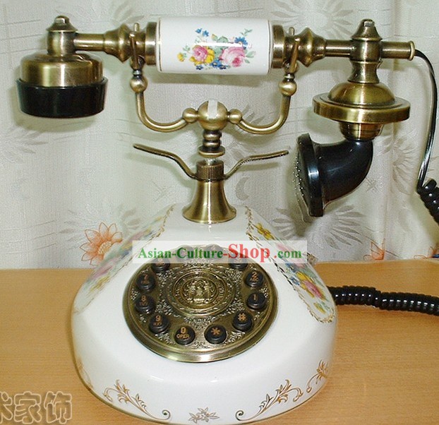 Traditionnelle Chinoise Téléphone Old Style Antique