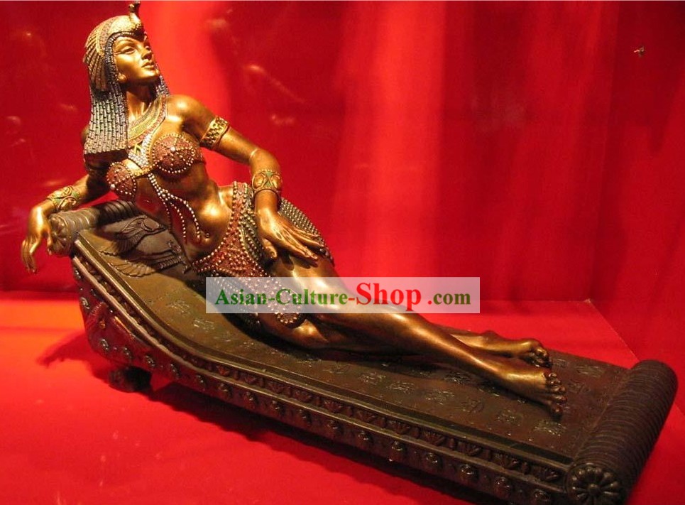Egypt Stunning Steel Statue-Egypt Empress