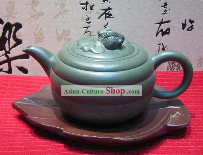 Fabriqué à la main chinoise Mat Kettle Bouleau Bois