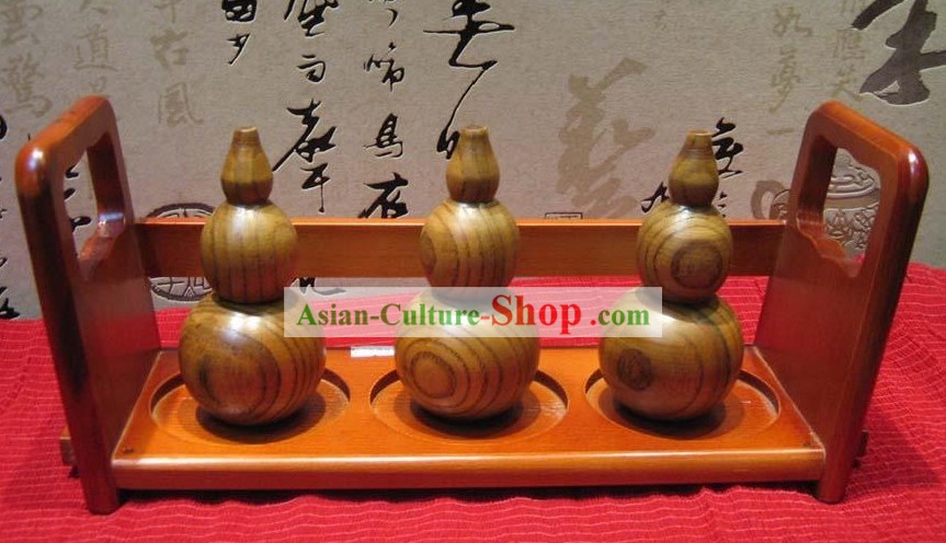 Chinese Hand Made Wooden Tooth-pick Holder