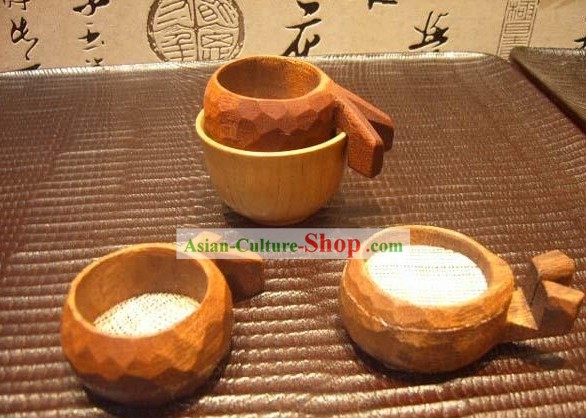 Chinese Hand Made Wooden Tea Tool-Cup Filter