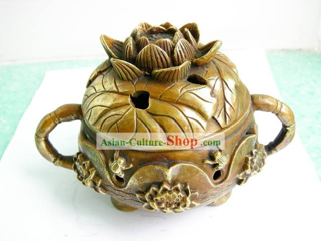 Tradicional Chinesa Lotus Censer