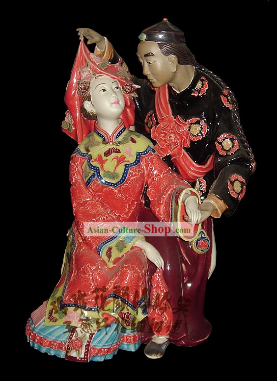 Porcelana chinesa Stunning coloridos Colecções Recém-pares do casamento