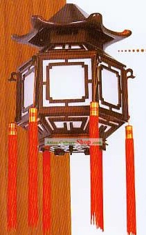 Clássica Chinesa Torre Lanterna Teto Palace