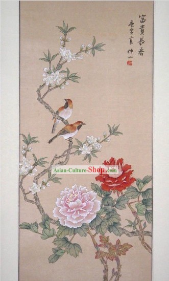 Traditional Chinese Painting by Zhong Shan-Riches and Honours Spring